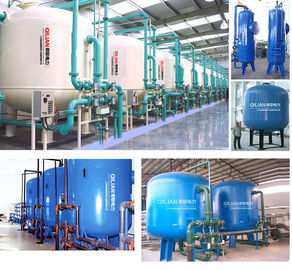 Iron And Manganese Removal Mechanical Water Filter Tank With Rubber Lined Mild Steel Dn150 36m3/H